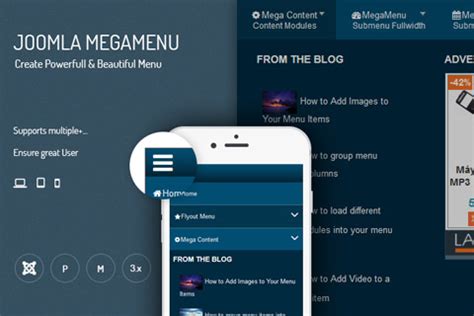 JUX Mega Menu .